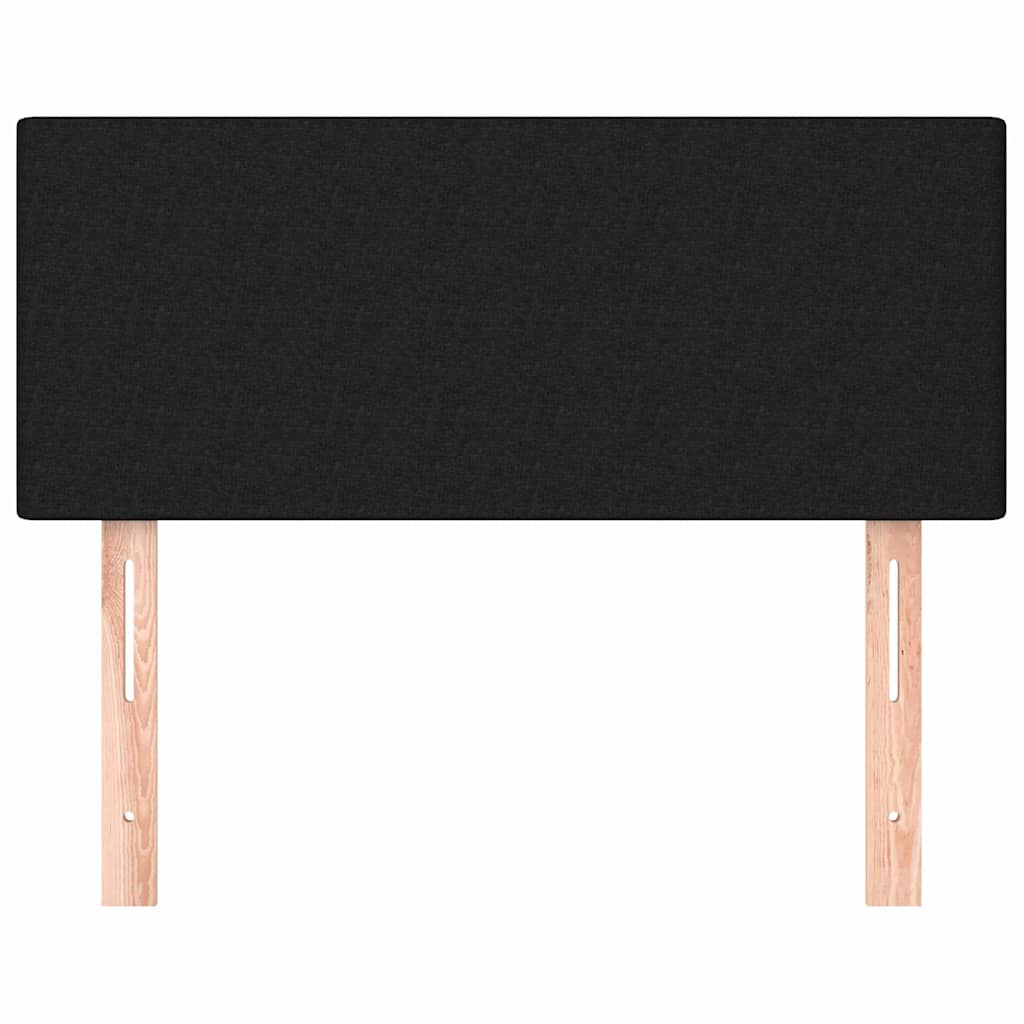 Kopfteil Schwarz 80x5x78/88 cm Stoff