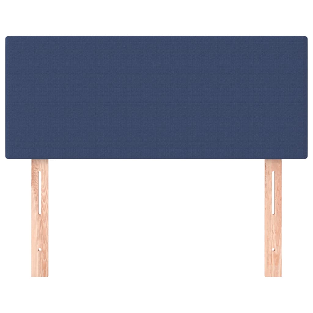 Kopfteil Blau 80x5x78/88 cm Stoff
