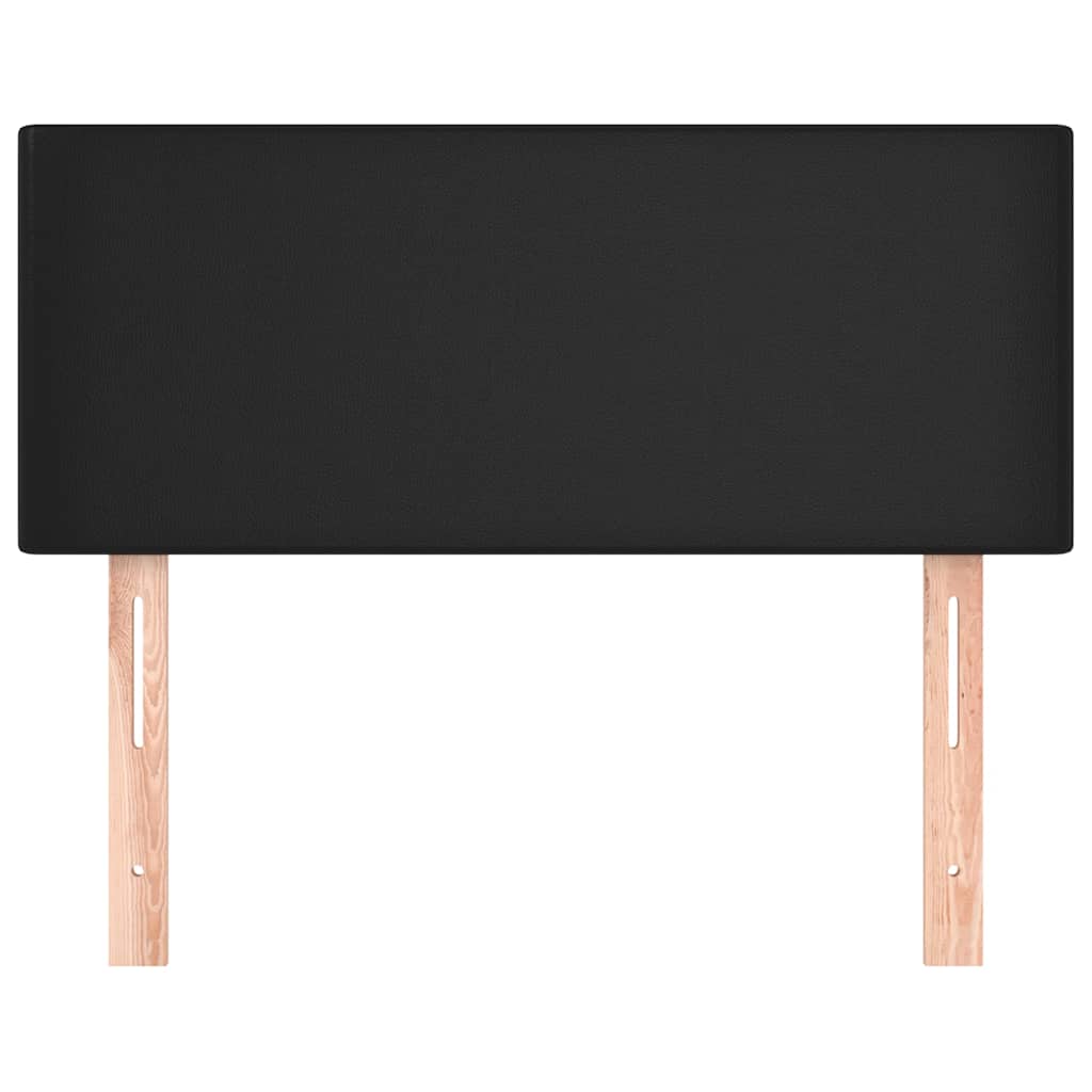 Kopfteil Schwarz 80x5x78/88 cm Kunstleder