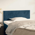 Kopfteil Dunkelblau 80x5x78/88 cm Samt