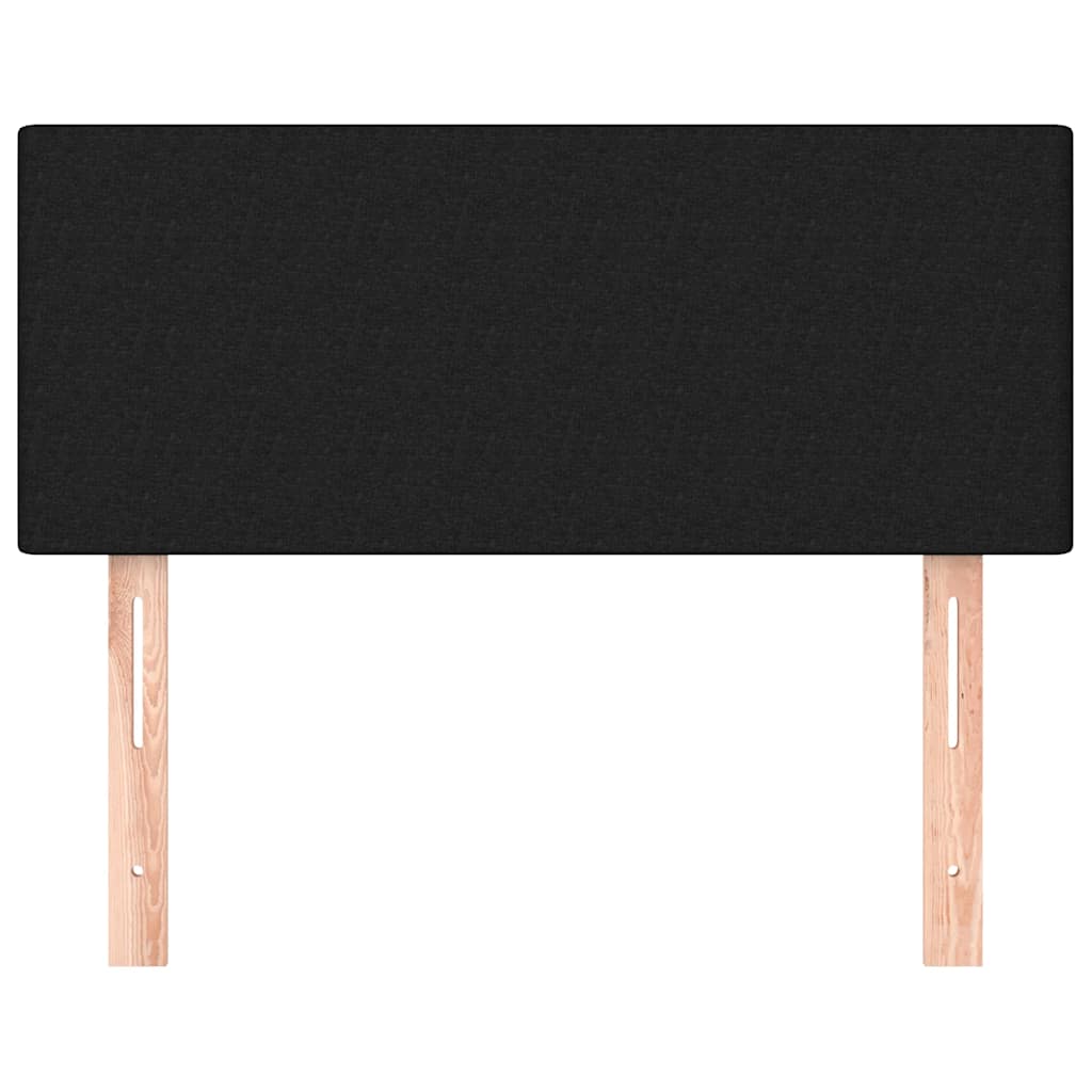 Kopfteil Schwarz 90x5x78/88 cm Stoff