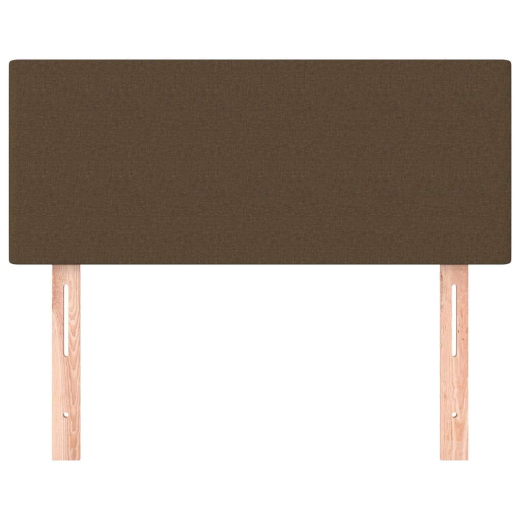 Kopfteil Dunkelbraun 90x5x78/88 cm Stoff