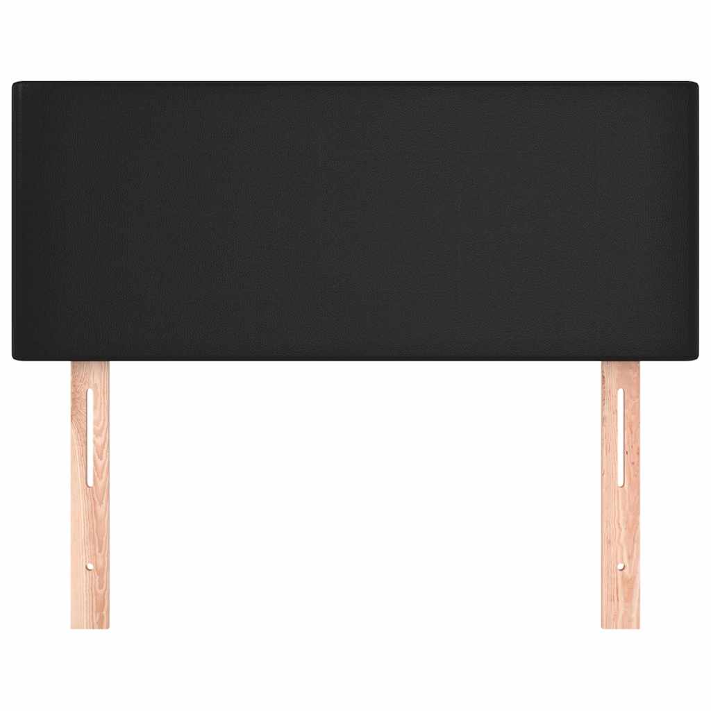 Kopfteil Schwarz 90x5x78/88 cm Kunstleder
