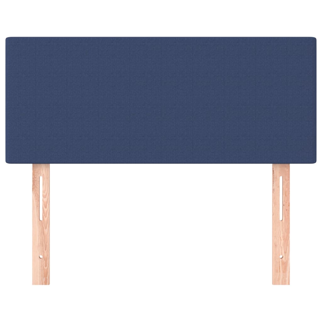 Kopfteil Blau 100x5x78/88 cm Stoff