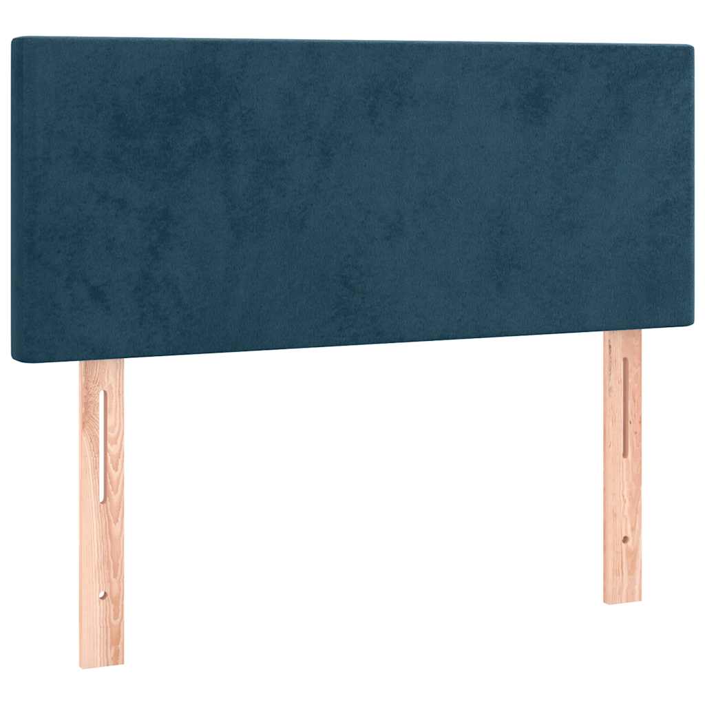 Kopfteil Dunkelblau 100x5x78/88 cm Samt