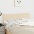 Kopfteile Creme 144x5x78/88 cm Stoff