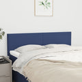 Kopfteile Blau 144x5x78/88 cm Stoff