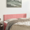 Kopfteile Rosa 144x5x78/88 cm Samt