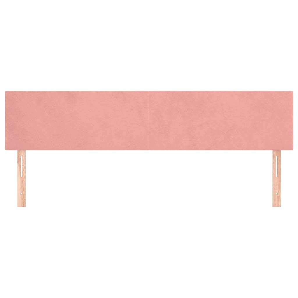 Kopfteile Rosa 160x5x78/88 cm Samt