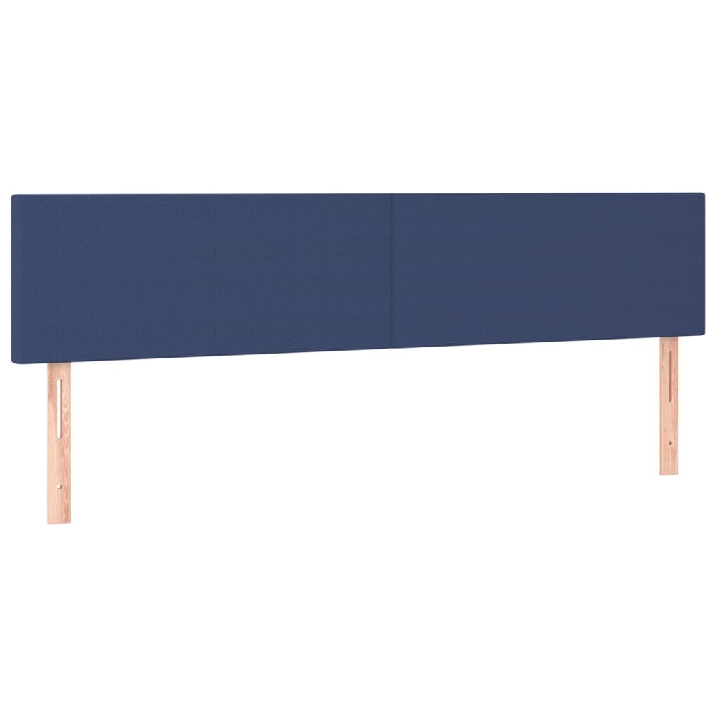 Kopfteile Blau 180x5x78/88 cm Stoff