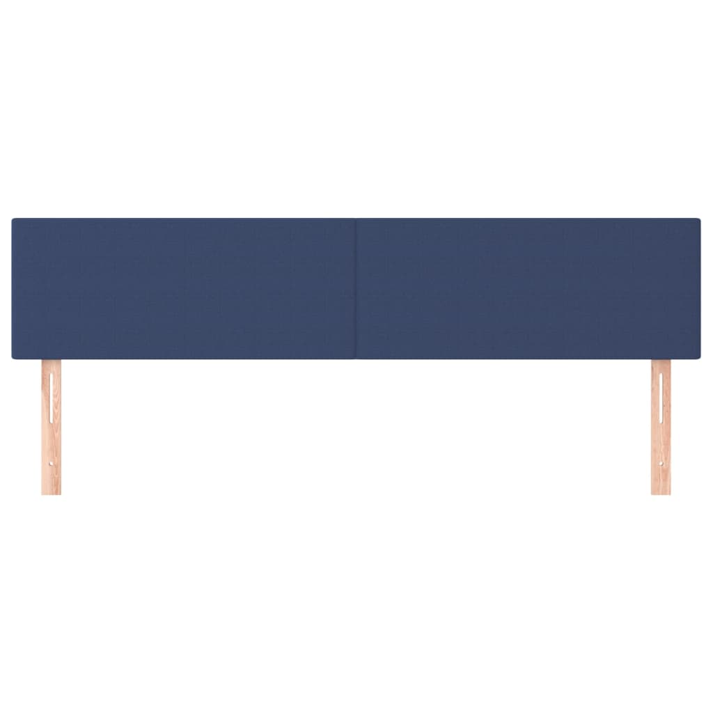 Kopfteile Blau 180x5x78/88 cm Stoff