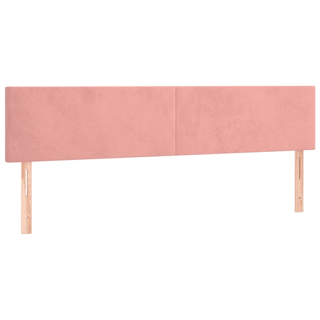 Kopfteile Rosa 180x5x78/88 cm Samt
