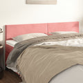 Kopfteile Rosa 180x5x78/88 cm Samt