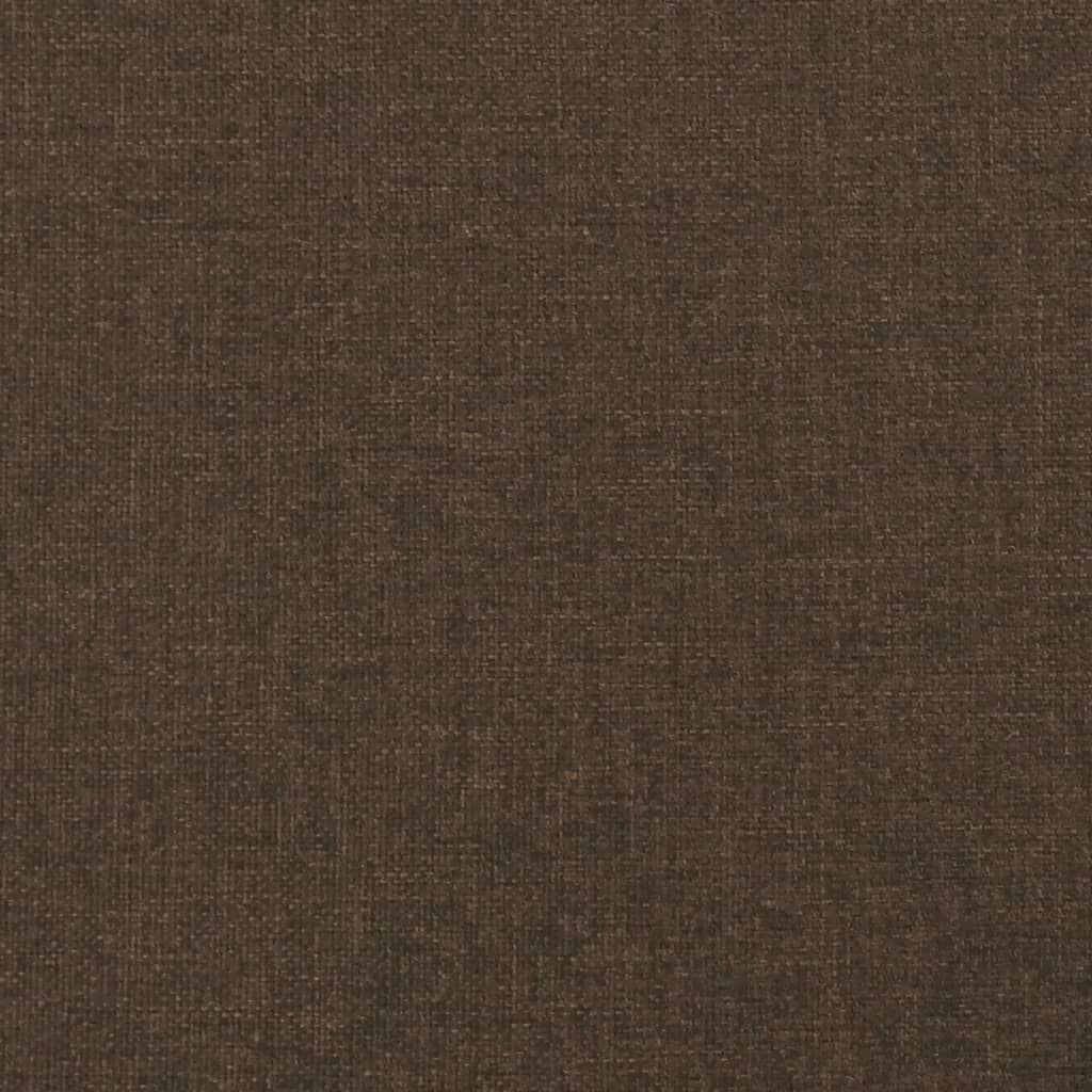 Kopfteile Dunkelbraun 200x5x78/88 cm Stoff