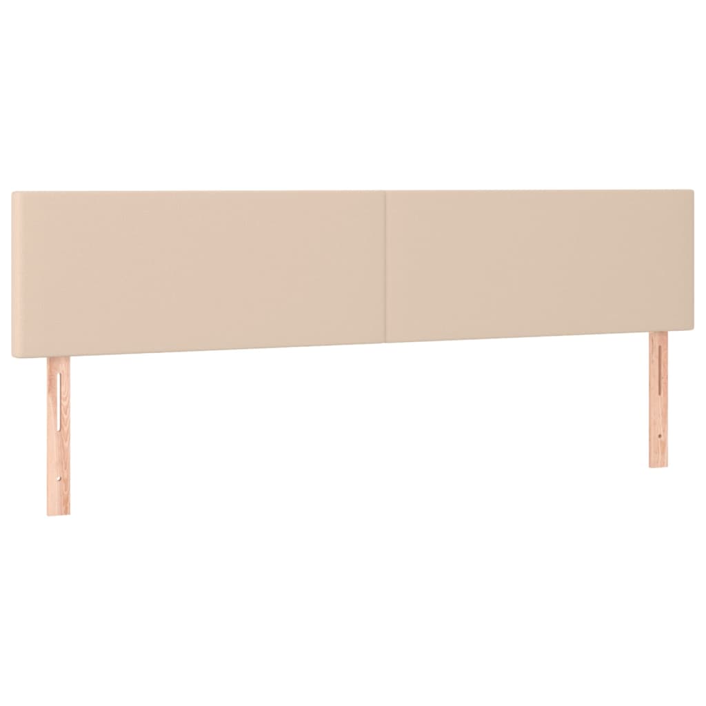 Kopfteile Cappuccino-Braun 200x5x78/88 cm Kunstleder