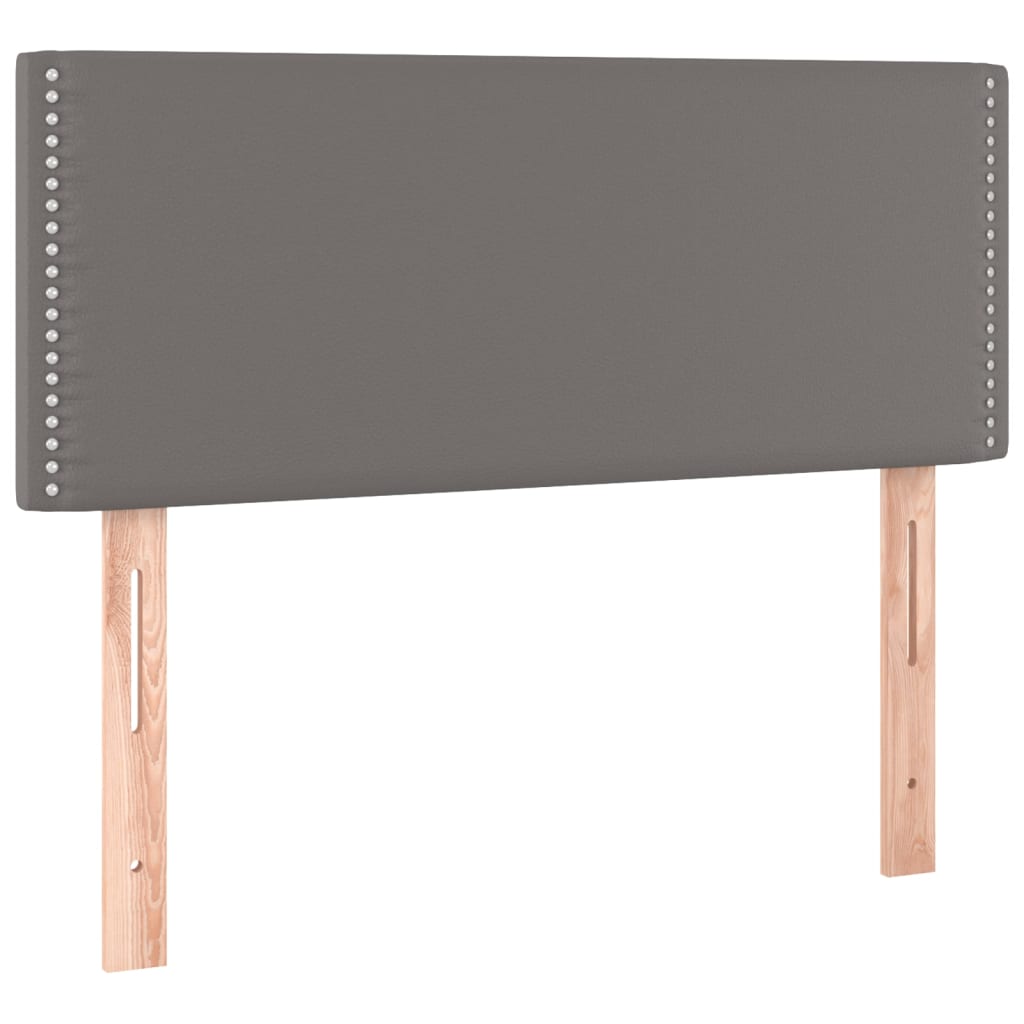 Kopfteil Grau 80x5x78/88 cm Kunstleder