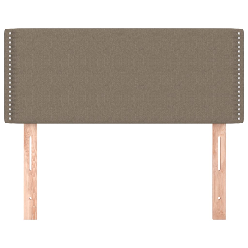 Kopfteil Taupe 90x5x78/88 cm Stoff