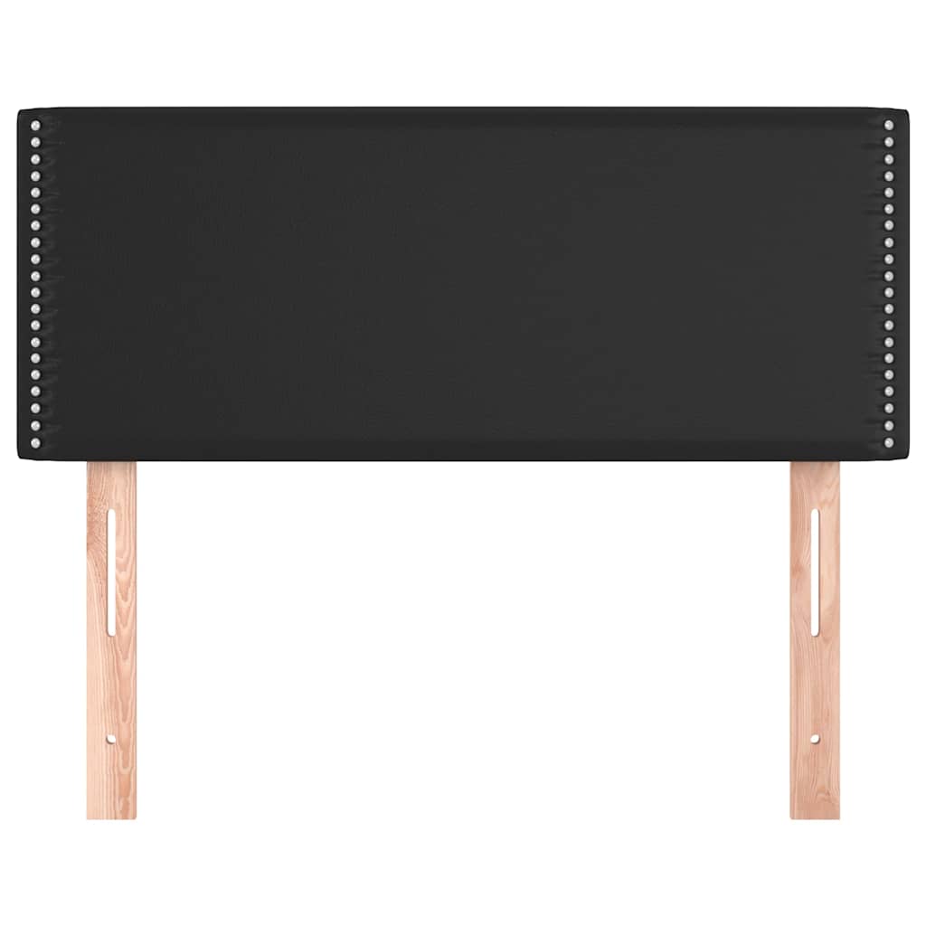 Kopfteil Schwarz 90x5x78/88 cm Kunstleder