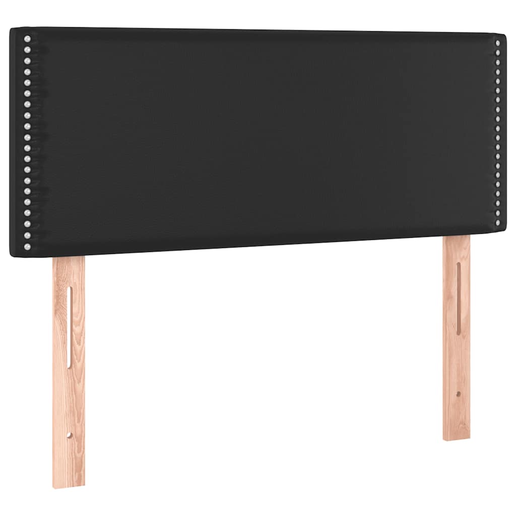 Kopfteil Schwarz 100x5x78/88 cm Kunstleder