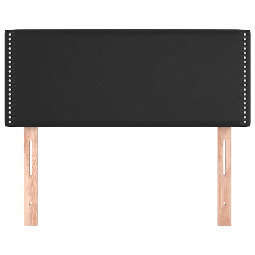Kopfteil Schwarz 100x5x78/88 cm Kunstleder