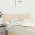 Kopfteile Creme 144x5x78/88 cm Stoff