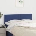 Kopfteile Blau 144x5x78/88 cm Stoff