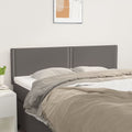 Kopfteile Grau 144x5x78/88 cm Kunstleder