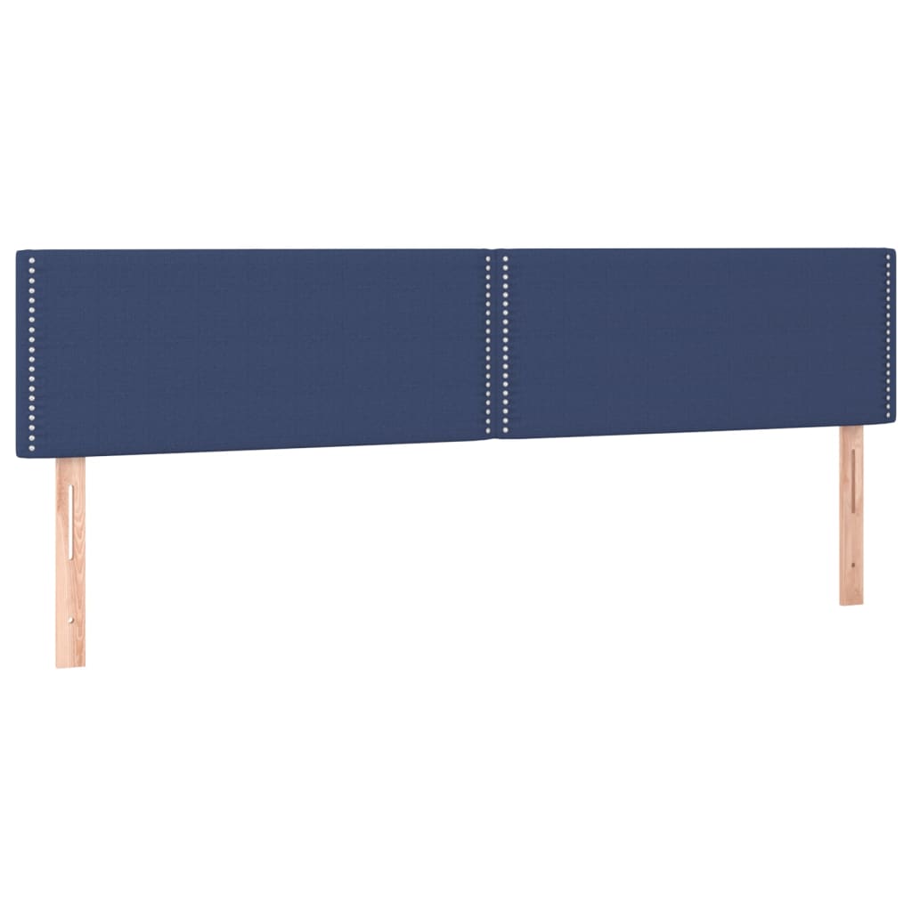 Kopfteile Blau 160x5x78/88 cm Stoff