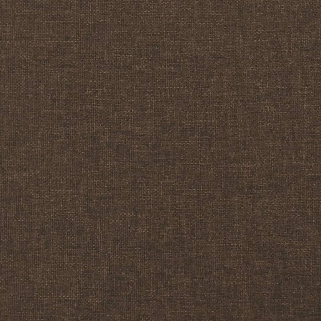 Kopfteile Dunkelbraun 180x5x78/88 cm Stoff