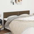 Kopfteile Dunkelbraun 180x5x78/88 cm Stoff