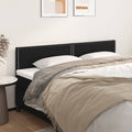 Kopfteile Schwarz 180x5x78/88 cm Kunstleder