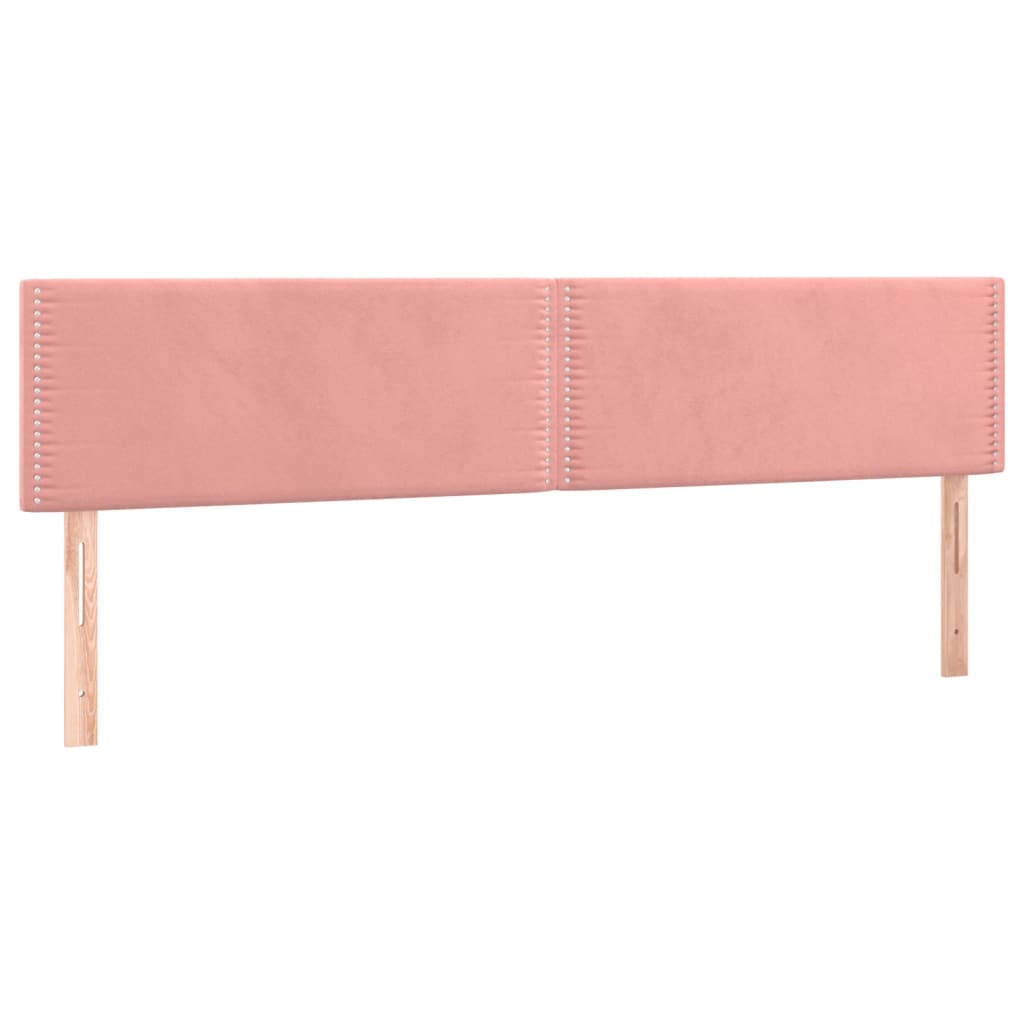 Kopfteile Rosa 180x5x78/88 cm Samt