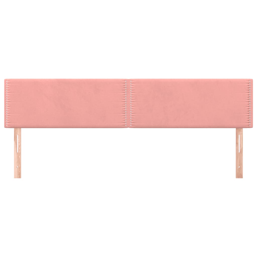 Kopfteile Rosa 180x5x78/88 cm Samt