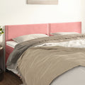 Kopfteile Rosa 180x5x78/88 cm Samt