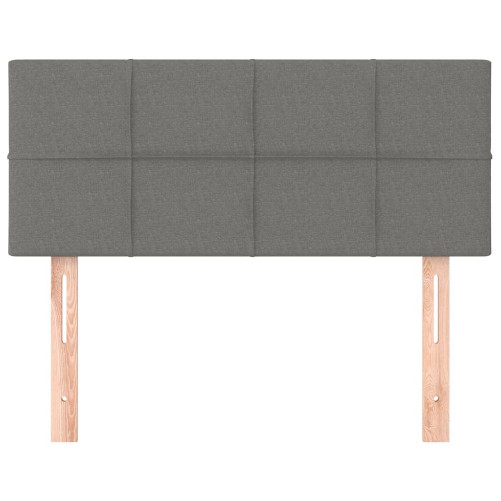Kopfteil Dunkelgrau 80x5x78/88 cm Stoff