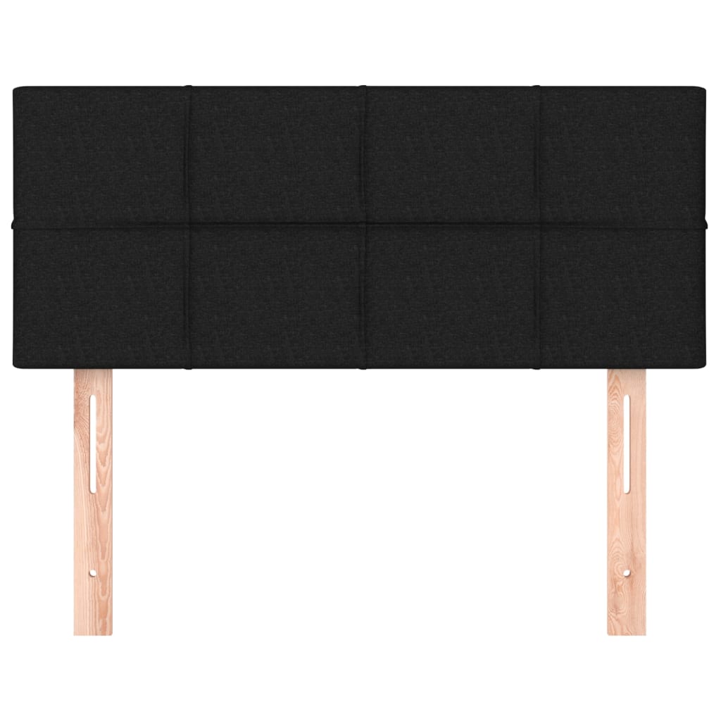 Kopfteil Schwarz 80x5x78/88 cm Stoff