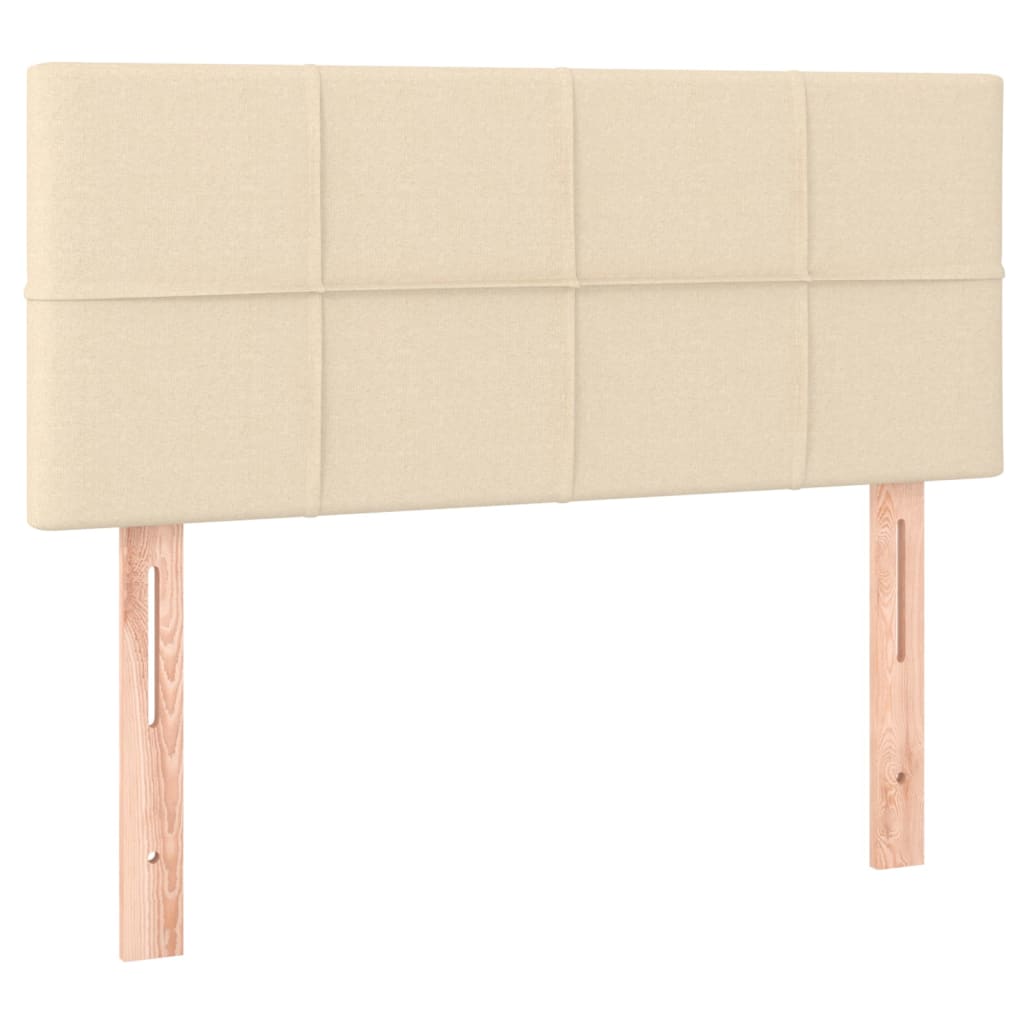 Kopfteil Creme 80x5x78/88 cm Stoff