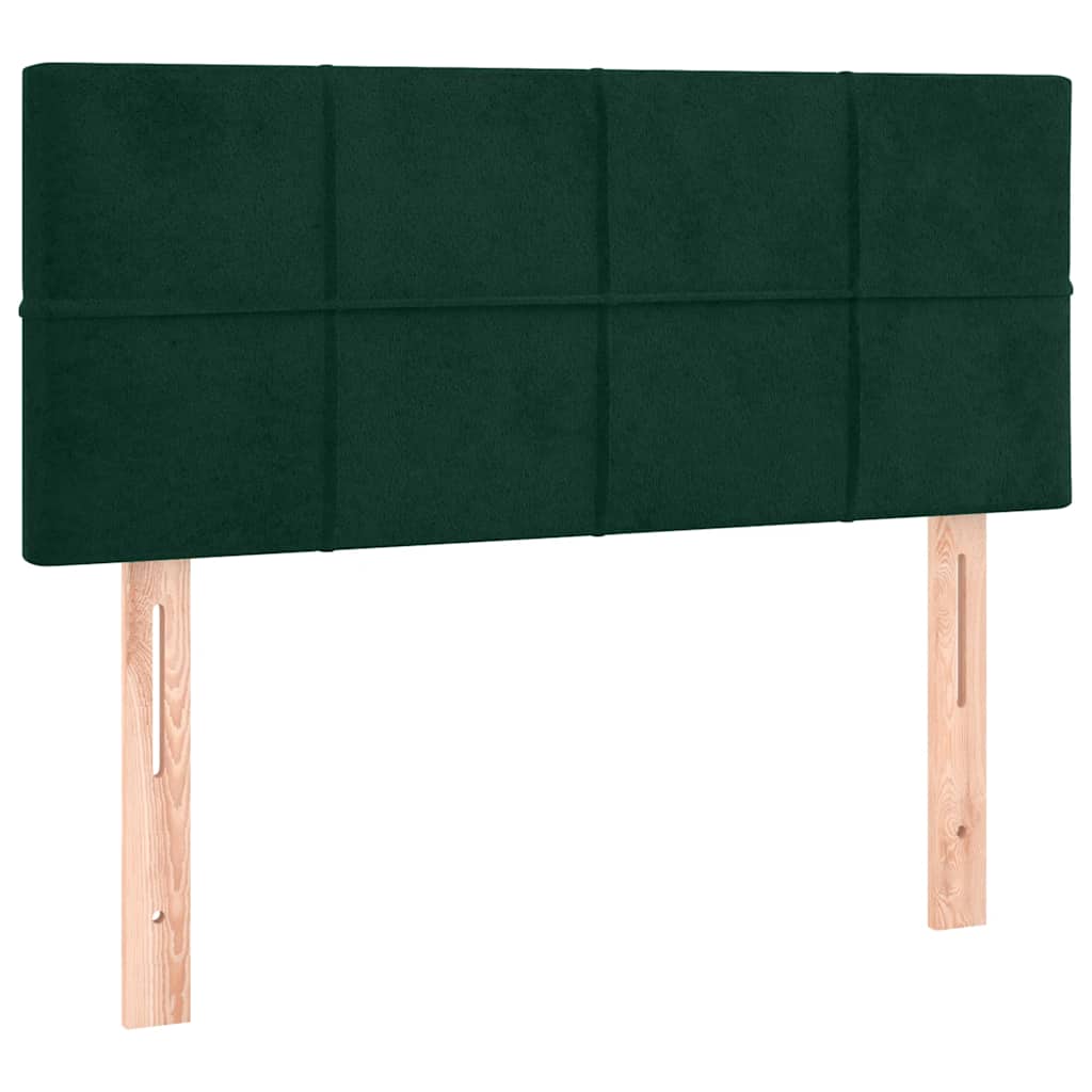 Kopfteil Dunkelgrün 80x5x78/88 cm Samt