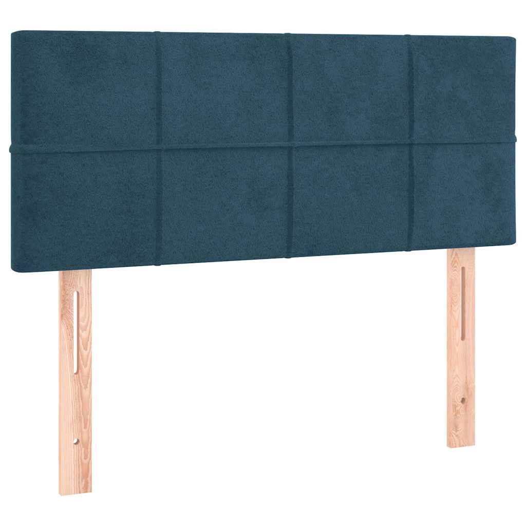 Kopfteil Dunkelblau 80x5x78/88 cm Samt