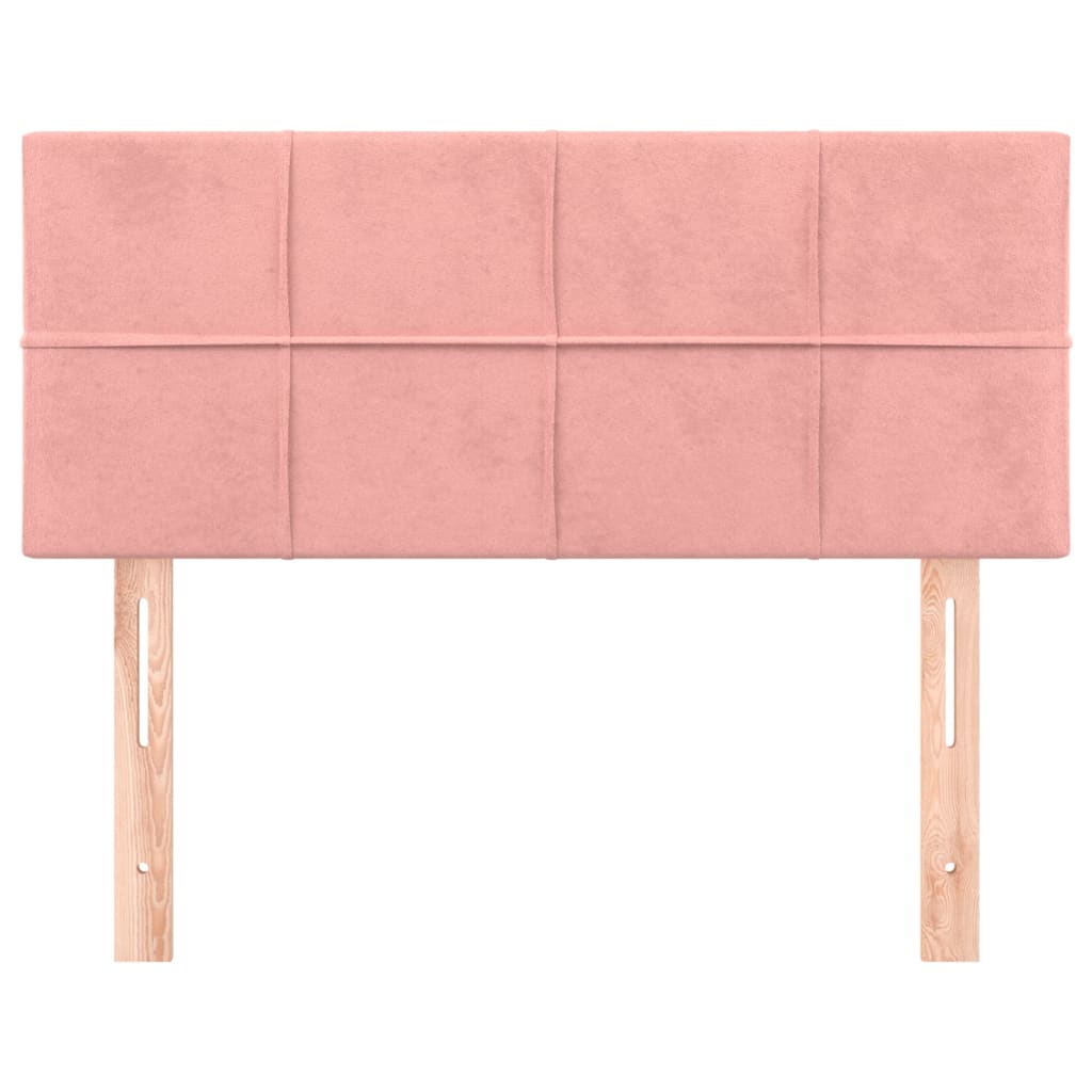 Kopfteil Rosa 80x5x78/88 cm Samt