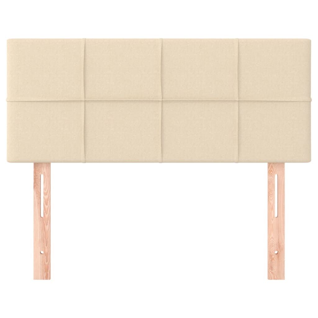 Kopfteil Creme 90x5x78/88 cm Stoff