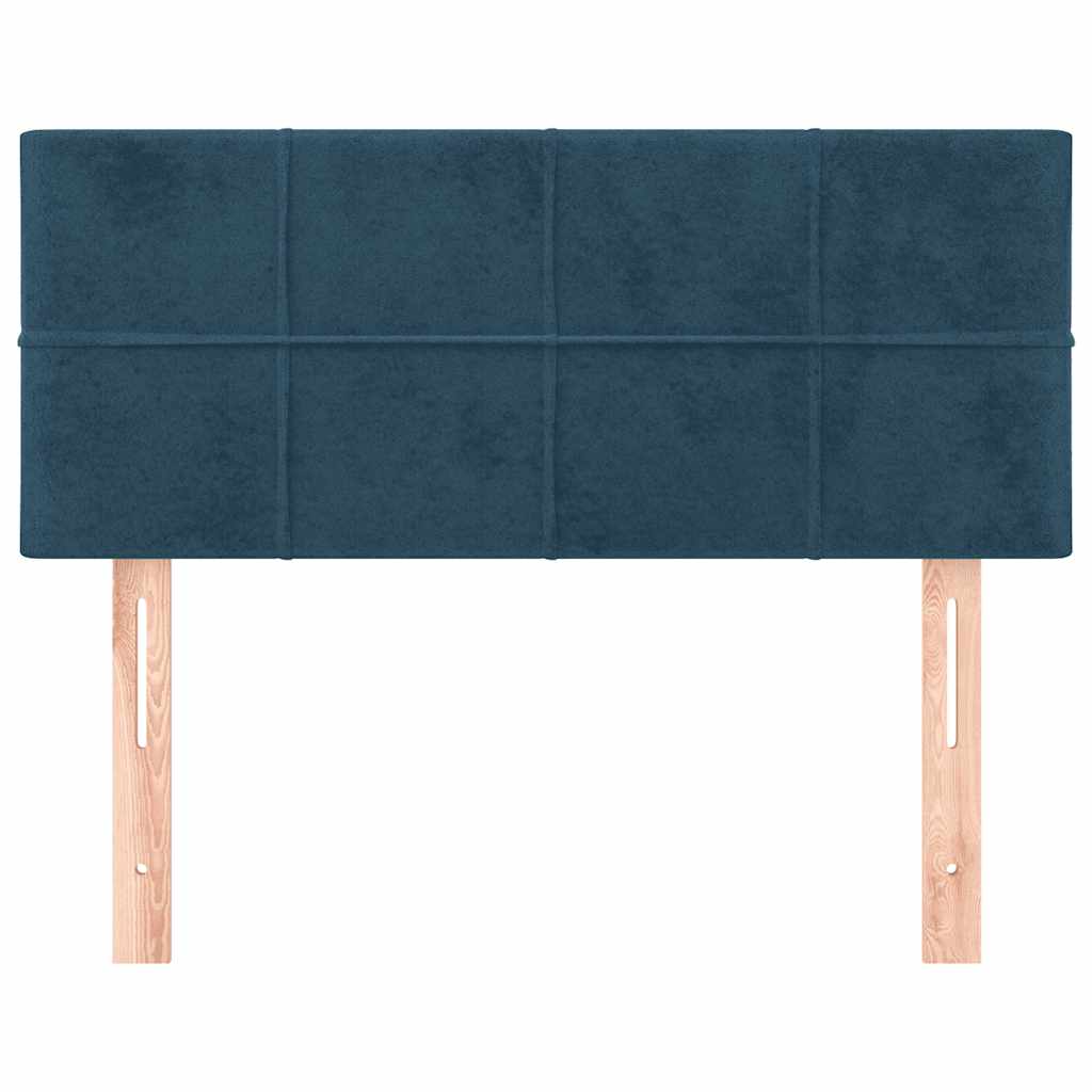 Kopfteil Dunkelblau 90x5x78/88 cm Samt