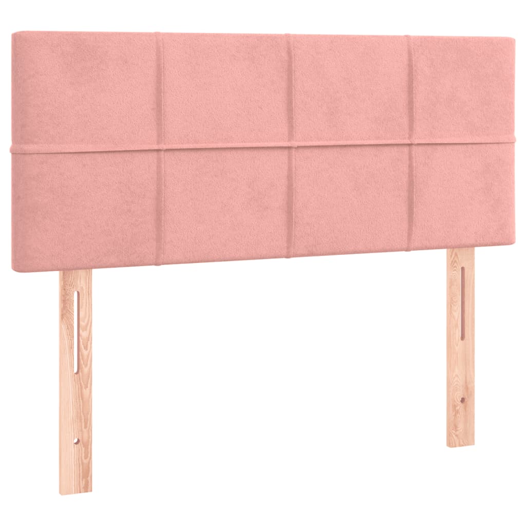 Kopfteil Rosa 90x5x78/88 cm Samt