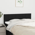 Kopfteile Schwarz 144x5x78/88 cm Stoff