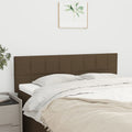Kopfteile Dunkelbraun 144x5x78/88 cm Stoff