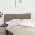 Kopfteile Taupe 144x5x78/88 cm Stoff