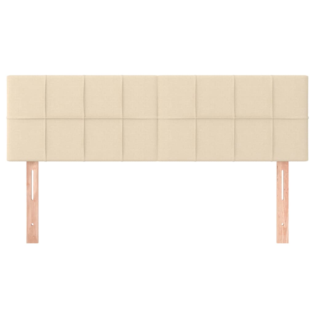 Kopfteile Creme 144x5x78/88 cm Stoff