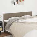 Kopfteile Taupe 200x5x78/88 cm Stoff