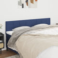 Kopfteile Blau 200x5x78/88 cm Stoff