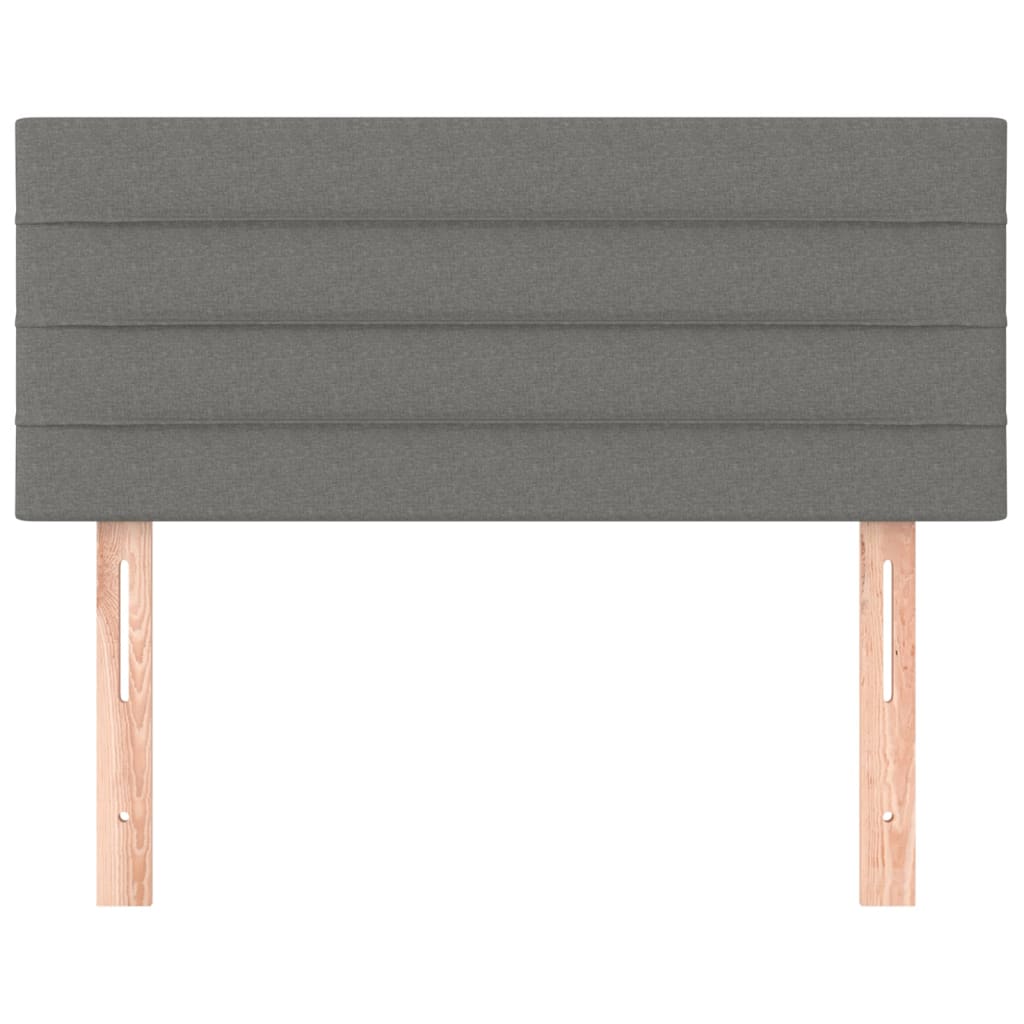 Kopfteil Dunkelgrau 80x5x78/88 cm Stoff